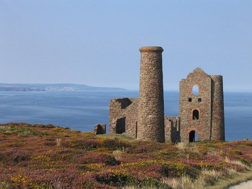 An abandoned Cornish tin mine
