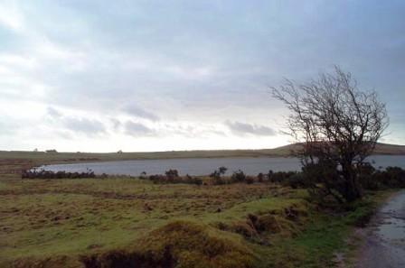 A view of Dozmary Pool, Cornwall.