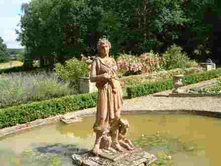 A Statue in the garden at Hellens.