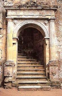 A doorway at Old wardour Castle
