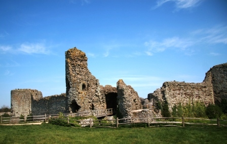 Pevensey a haunted castle.