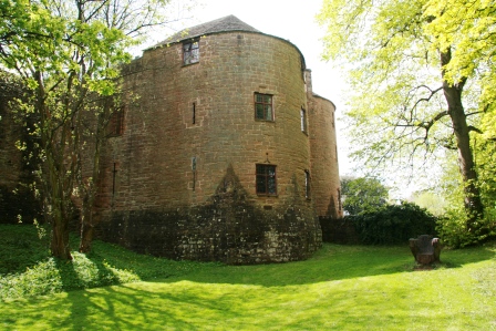 A tower at St Briavels Haunted Castle.