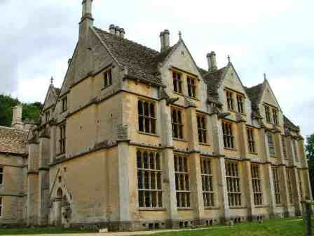 A front view of Woodchester Mansion