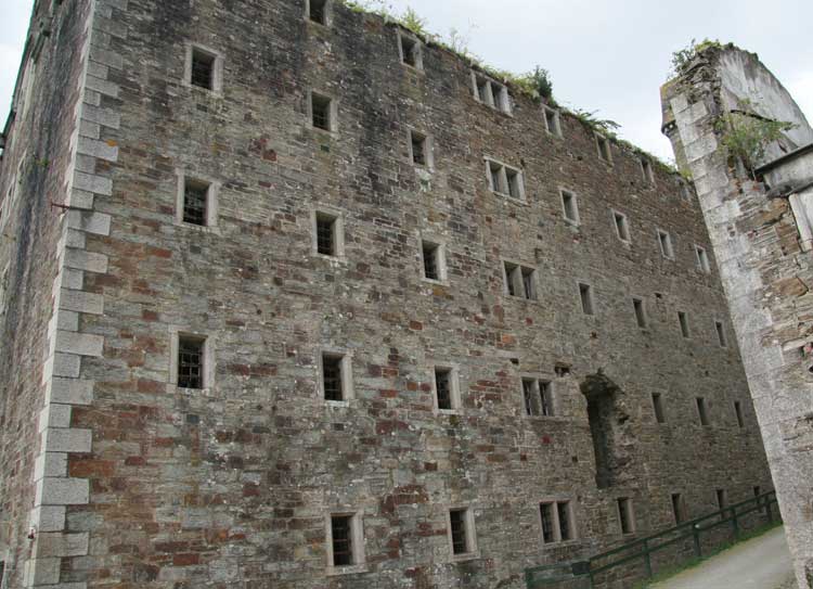 The outer walls of Bodmin Jail.