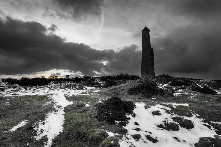 A storm over Bodmin Moor.