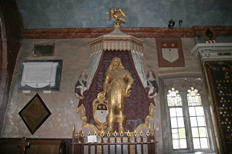 The tomb of a cavalier.