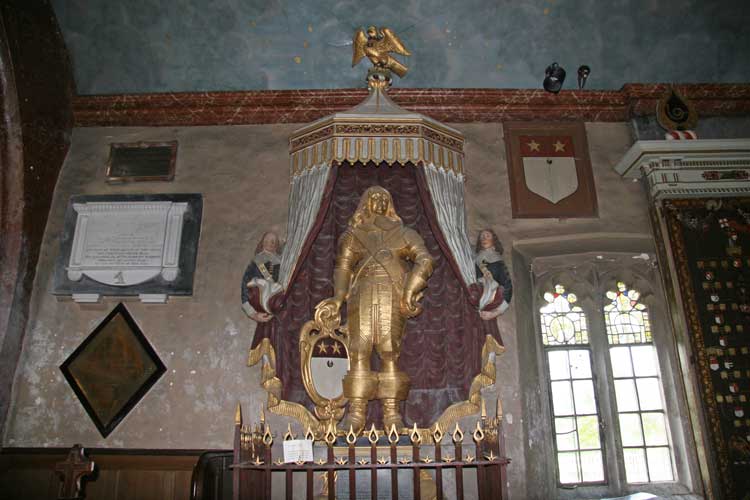 The tomb of a cavalier.