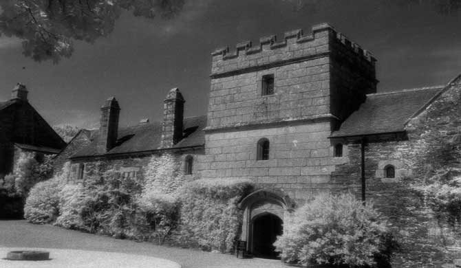 The exterior of Cotehele.