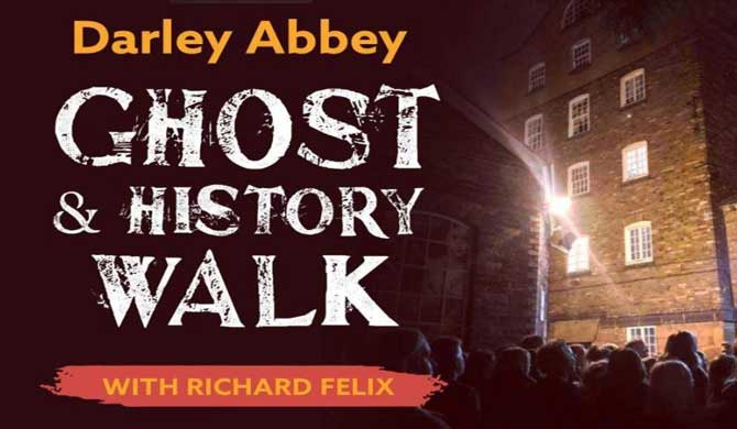 The Darley Abbey Ghost Walk advert.