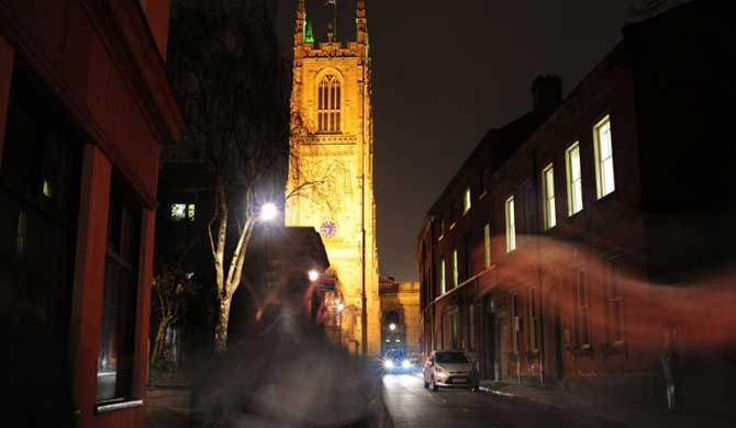 A Derby ghost walk location.