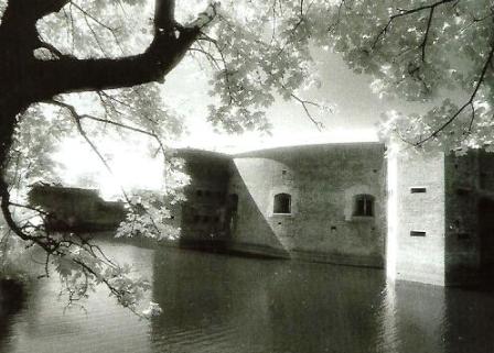 An exterior view of the haunted Fort Brockhurst.