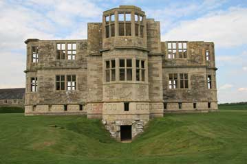 The ruin of a haunted house.