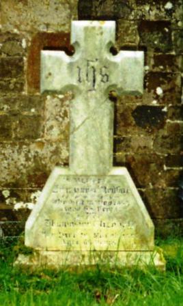 The vicard Grave, Lapford Church, Devon.