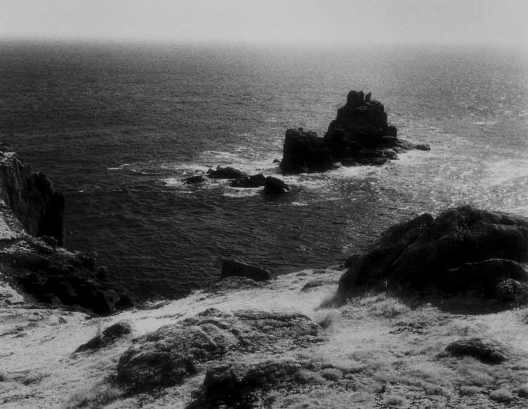 Looking out to see from Land's End.