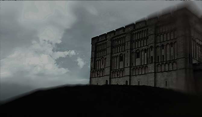 A view of Norwich Castle.