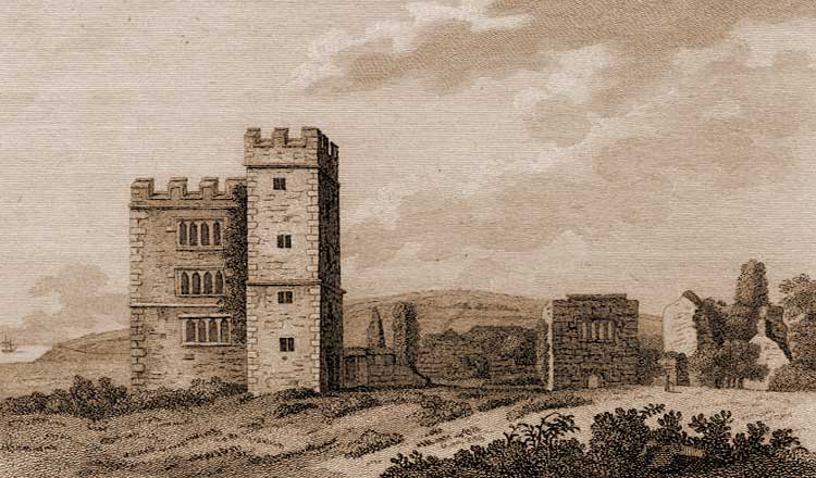 An illustration of Pengersick Castle.