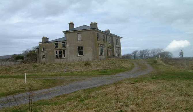 A ruined house in Ireland.