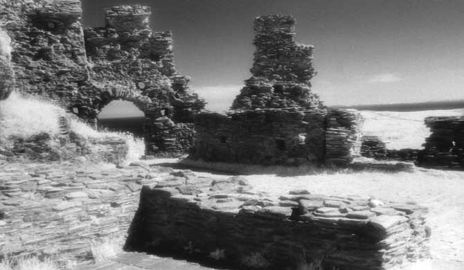 Tintagel Castle.