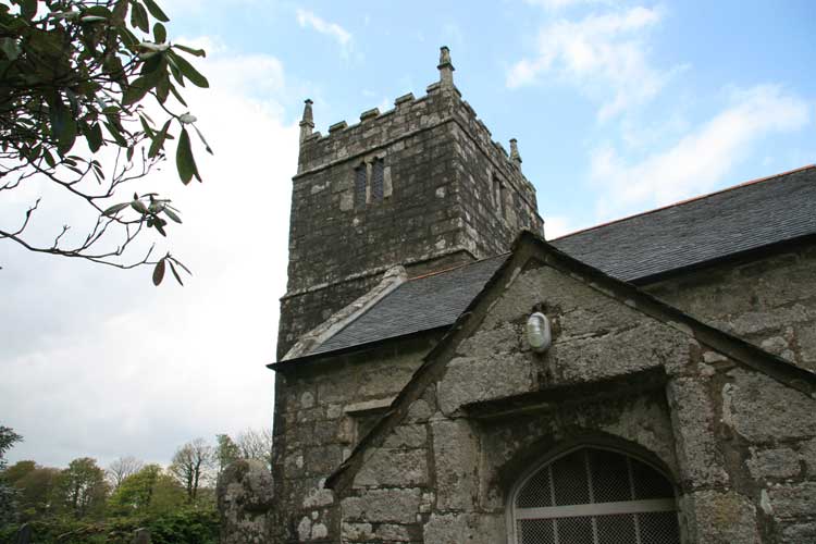 The tower of the church.