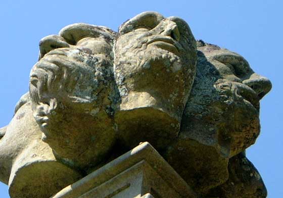 The Well of the Seven Heads in Scotland.