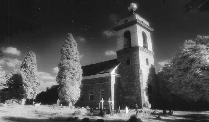 West Wycombe Church in Buckinghamshire.